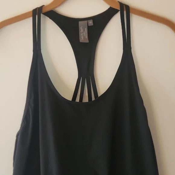 Sweaty Betty Black Racerback Work Out Tank Top, Size M - Picture 3 of 8